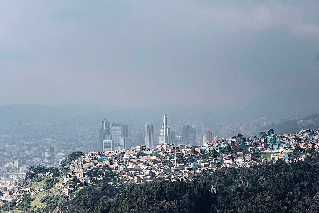 Contaminación en Bogotá